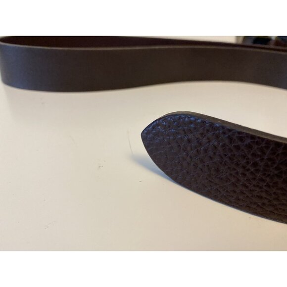 Eddie Bauer Brown Pebbled English Leather Belt Casual Everyday Jeans Sz 42 - Picture 7 of 15